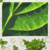Cooles grünes Blatt Handtuch (Gefaltet)