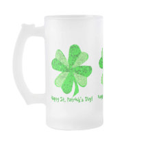 Cooles grünes leuchtendes irisches Kleeblatt Ever