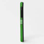 Cooles grünes Stahlmetall Case-Mate iPhone Hülle (Hinten/Links)