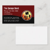 Cooles Grunge Rock and Roll Garage Band Visitenkarte (Vorne/Hinten)