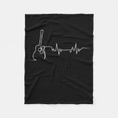 Cooles Guitarrengeschenk Fleecedecke (Vorderseite)