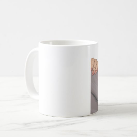 Cooles gurl kaffeetasse (Vorderseite Links)