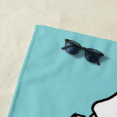 Cooles Haifisch-Name-Badetuch Strandtuch (Beispiel)