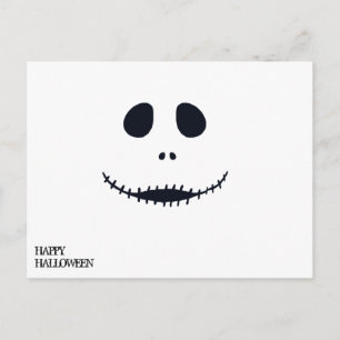 Cooles Halloween-Beängstigendes Gesicht anpassen Postkarte