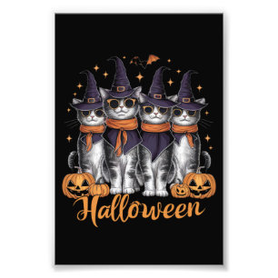 Cooles Halloween-Katzen-Geschenk für Tochter Gesch Fotodruck