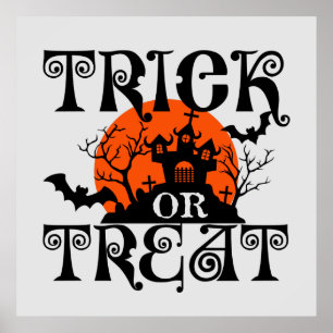 cooles Halloween-Leckerei-Party Poster
