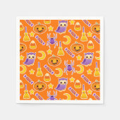 Cooles Halloween-Musterdesign Serviette (Vorderseite)