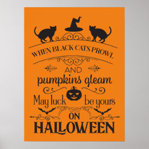 cooles Halloween-Party Poster