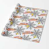 Cooles Halloween-Spinnwebsystem Geschenkpapier (Ungerollt)