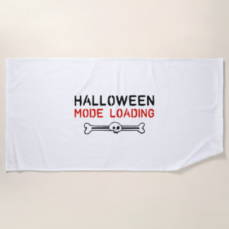 Cooles Halloween-Sprichwort-Halloween-Party Strandtuch