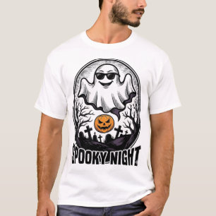 Cooles Halloween Vintage Gravur T-Shirt Art_1