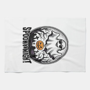 Cooles Halloween Vintage Gravur T-Shirt Kunst_1 Geschirrtuch