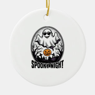 Cooles Halloween Vintage Gravur T-Shirt Kunst_1 Keramik Ornament