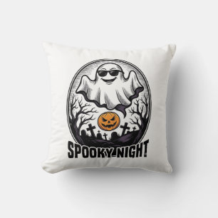 Cooles Halloween Vintage Gravur T-Shirt Kunst_1 Kissen