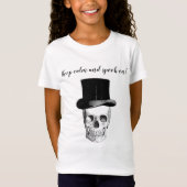 COOLES HALLOWEEN Vintages Skull Tee Shirt (Vorderseite)