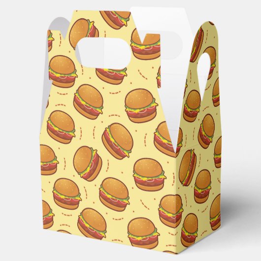 cooles Hamburger-Party Geschenkschachtel (Geöffnet)