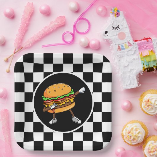 cooles Hamburger Party Pappteller (Party)
