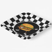 cooles Hamburger Party Pappteller (Gewinkelt)