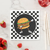 cooles Hamburger Party Serviette (Beispiel)