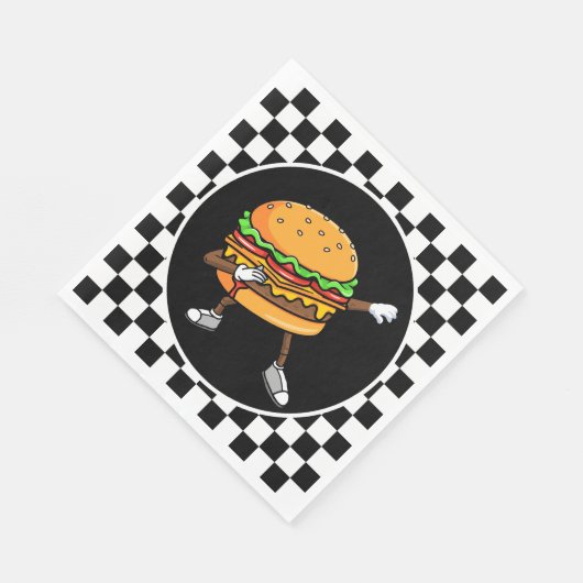 cooles Hamburger Party Serviette (Ecke)