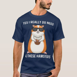 Cooles Hamstergeschenk für Männer - Zwerg Syrien T-Shirt
