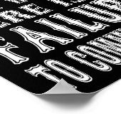 Cooles Hand Luke Zitat - Was wir hier haben ist Ve Poster (Ecke)