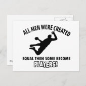 cooles Handballspiel Postkarte (Vorne/Hinten)