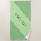 Cooles Handtuch von Chillaxin (Vorderseite)