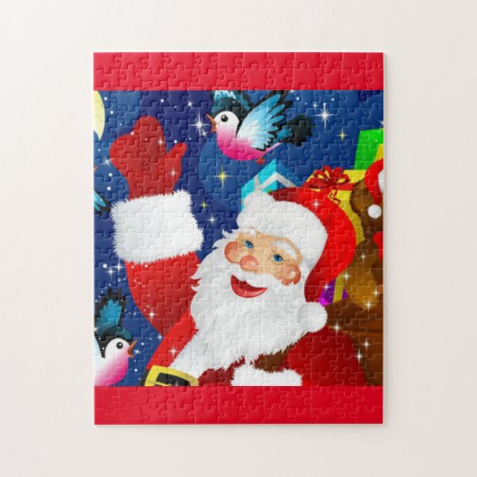 cooles Happy-Claus-Puzzle Puzzle (Vertikal)