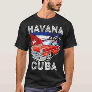Cooles Havanna Kuba Retro Vintage Muskel s Grafik  T-Shirt