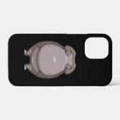 Cooles Headless Hippo Halloween Kostüm Funny Lazy Case-Mate iPhone Hülle (Rückseite (Horizontal))