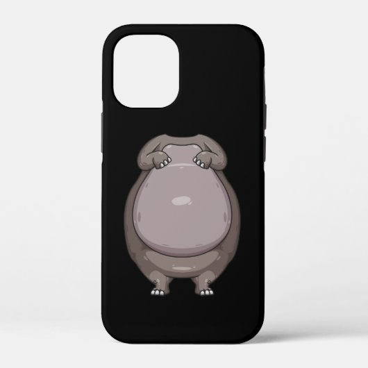 Cooles Headless Hippo Halloween Kostüm Funny Lazy Case-Mate iPhone Hülle (Rückseite)