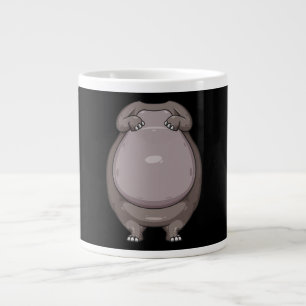 Cooles Headless Hippo Halloween Kostüm Funny Lazy Jumbo-Tasse