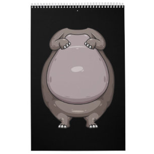 Cooles Headless Hippo Halloween Kostüm Funny Lazy Kalender