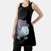 Cooles Headless Hippo Halloween Kostüm Funny Lazy Schürze (InSitu)