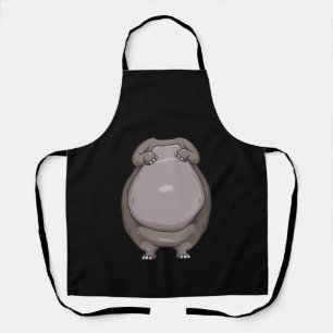 Cooles Headless Hippo Halloween Kostüm Funny Lazy Schürze