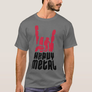 Cooles Heavy-Metal-Retro T-Shirt