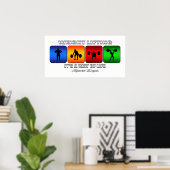 Cooles Heften ist eine Lebensart Poster (Heimbüro)