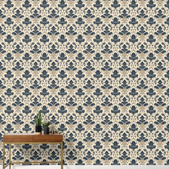 Cooles Heritage-Muster gekachelt Tapete (Korridor)