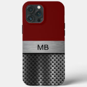 Cooles Herrenmonogramm-Geschäft Beruflich Case-Mate iPhone Hülle (Rückseite)