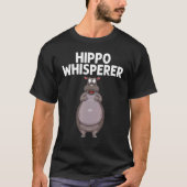 Cooles Hippo für Männer Frauen Hippopotamus Zoo Sa T-Shirt (Vorderseite)