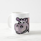 Cooles Hippo-Leben Kaffeetasse (Vorderseite Links)