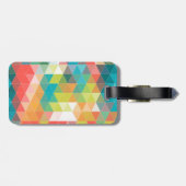 Cooles Hipster-Muster Gepäckanhänger (Rückseite horizontal)