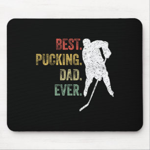 Cooles Hockey-Vater-Geschenk Lustiger Bester Pucki Mousepad