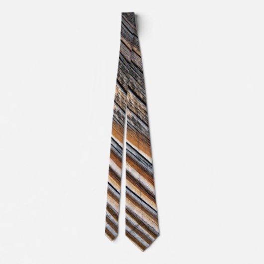 COOLES Holzkörnmuster Krawatte (Rückseite)