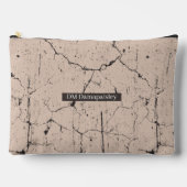 Cooles Holzkunstwerk mit Holzhintergrund Zubehörtasche (Vorderseite)