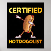 Cooles Hotdog-Outfit für Männer - Frauen Erwachsen Poster (Vorne)