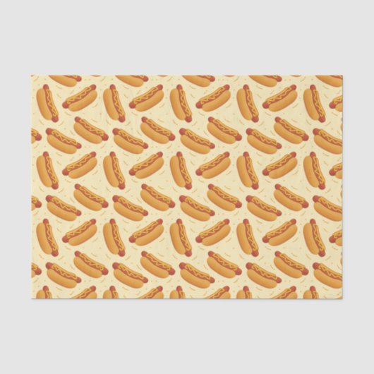 cooles Hotdog-Party Seidenpapier (Vorderseite)