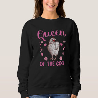 Cooles Huhn für Frauen Mädchen Hühnerdame Hahn  Sweatshirt