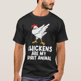 Cooles Huhn Für Männer Frauen Dabbing Hausgeflügel T-Shirt